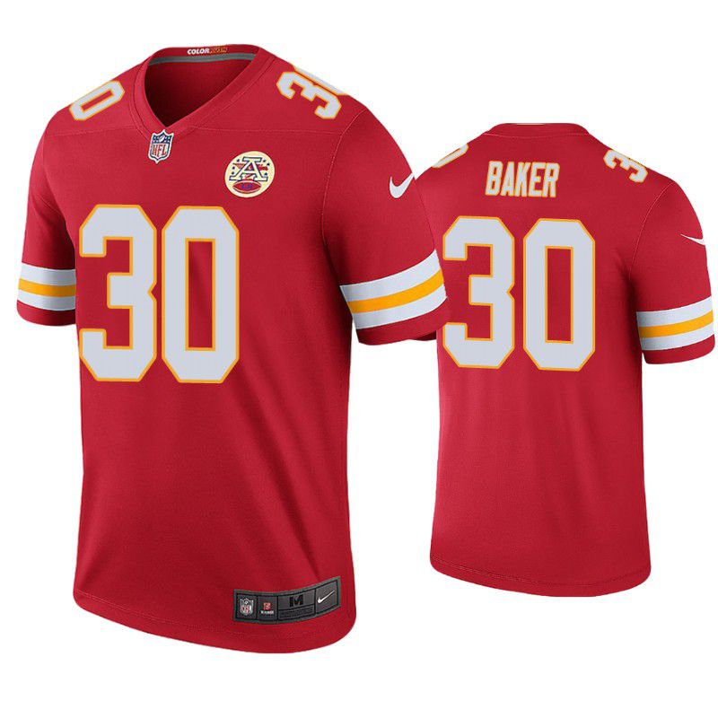 Men Kansas City Chiefs #30 Deandre Baker Nike Red Limited NFL Jersey